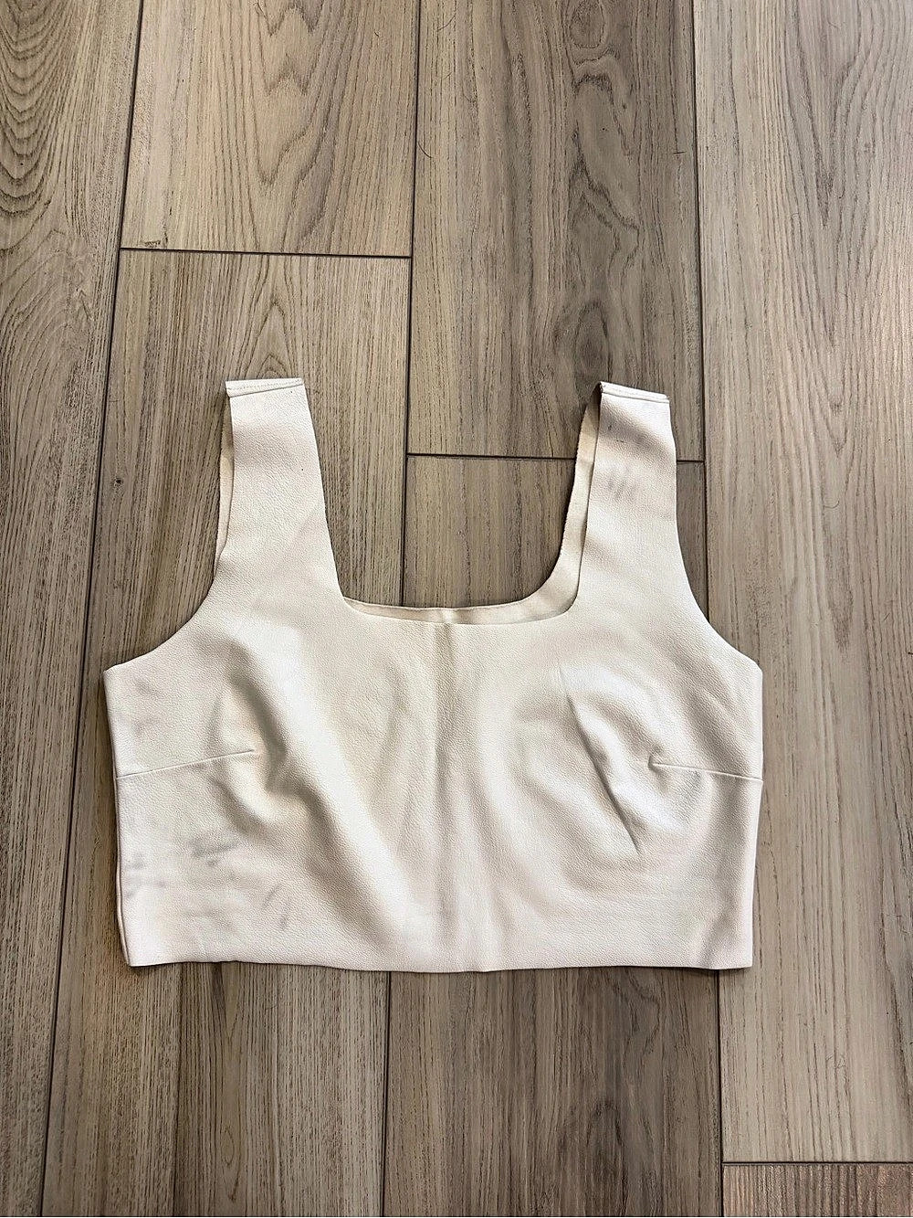 Commando pleather Crop Tank Top
